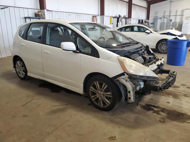 JHMGE8H41AC030435 - 2010 HONDA FIT SPORT WHITE photo 4