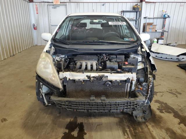 JHMGE8H41AC030435 - 2010 HONDA FIT SPORT WHITE photo 5