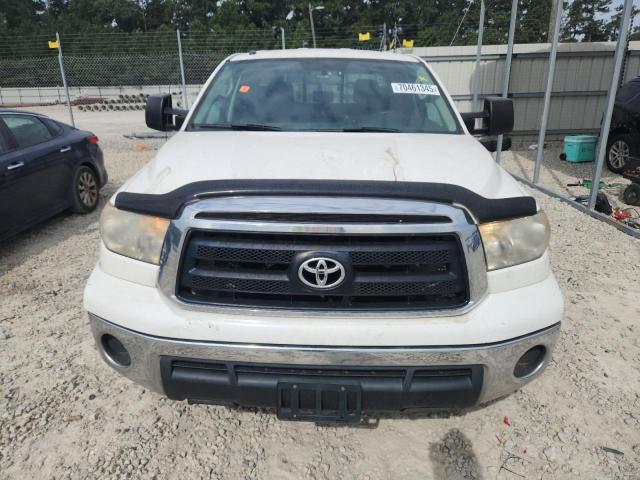 5TFCY5F13CX013887 - 2012 TOYOTA TUNDRA DOUBLE CAB SR5 WHITE photo 5