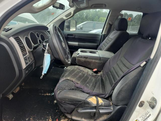5TFCY5F13CX013887 - 2012 TOYOTA TUNDRA DOUBLE CAB SR5 WHITE photo 7