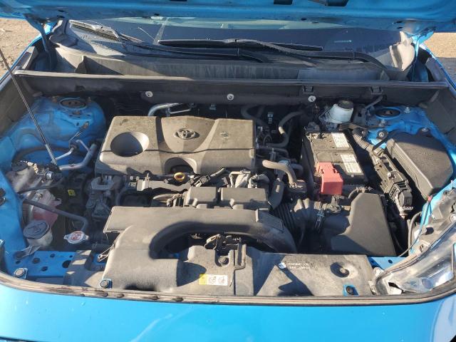 2T3G1RFV0KC005038 - 2019 TOYOTA RAV4 LE Bleu photo 12