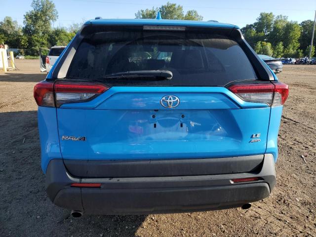 2T3G1RFV0KC005038 - 2019 TOYOTA RAV4 LE Bleu photo 6
