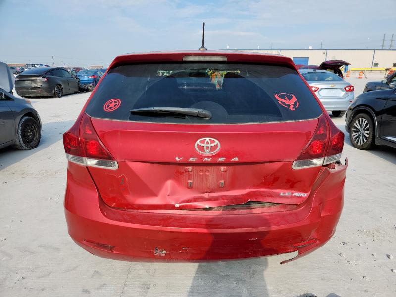 4T3BA3BBXDU036303 - 2013 TOYOTA VENZA LE RED photo 6