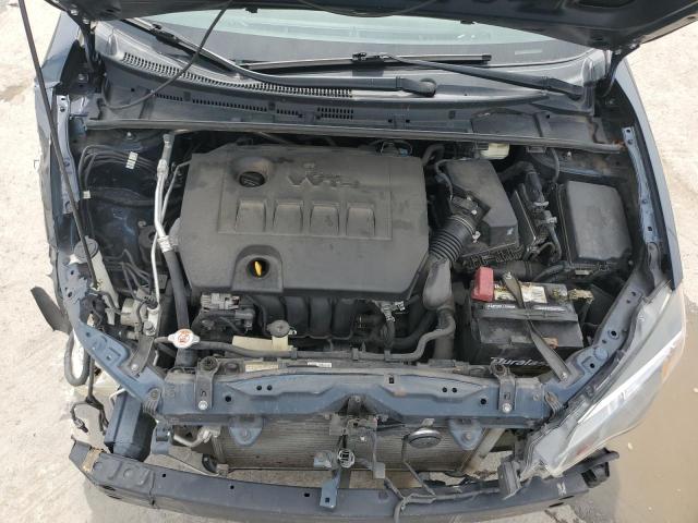 2T1BURHE2HC905603 - 2017 TOYOTA COROLLA L BLUE photo 11