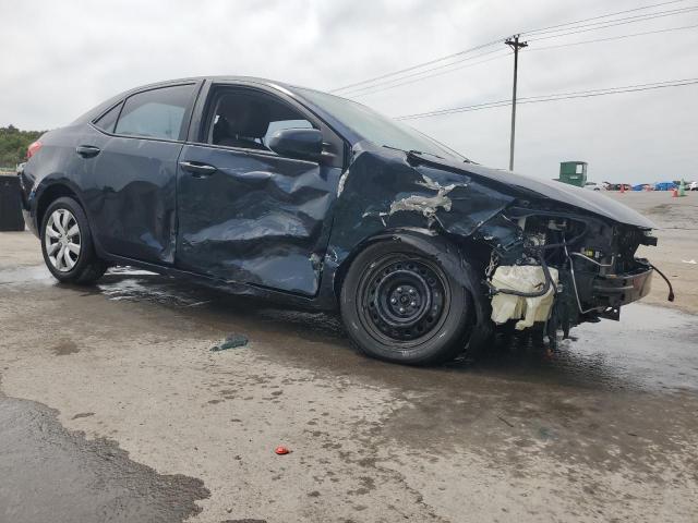 2T1BURHE2HC905603 - 2017 TOYOTA COROLLA L BLUE photo 4