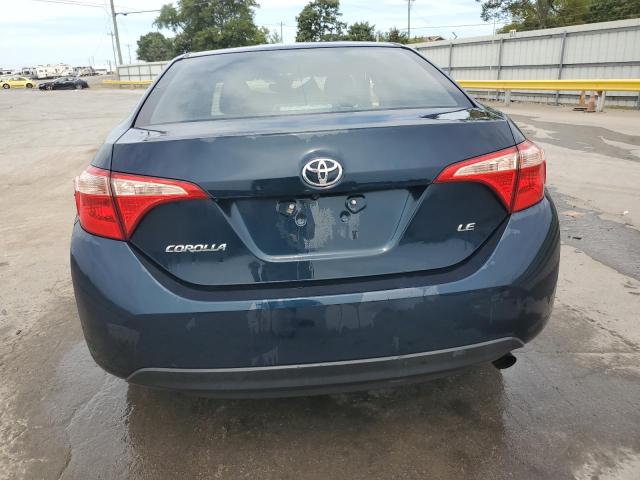 2T1BURHE2HC905603 - 2017 TOYOTA COROLLA L BLUE photo 6