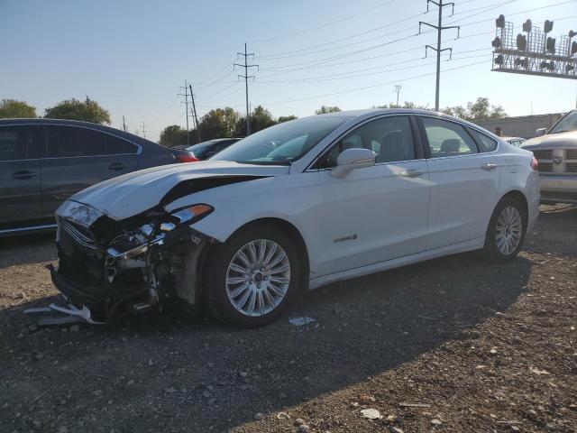 3FA6P0LUXDR159091 - 2013 FORD FUSION SE HYBRID WHITE photo 1