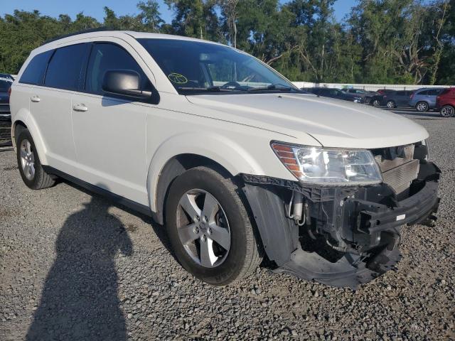 3C4PDCABXDT556099 - 2013 DODGE JOURNEY SE WHITE photo 4