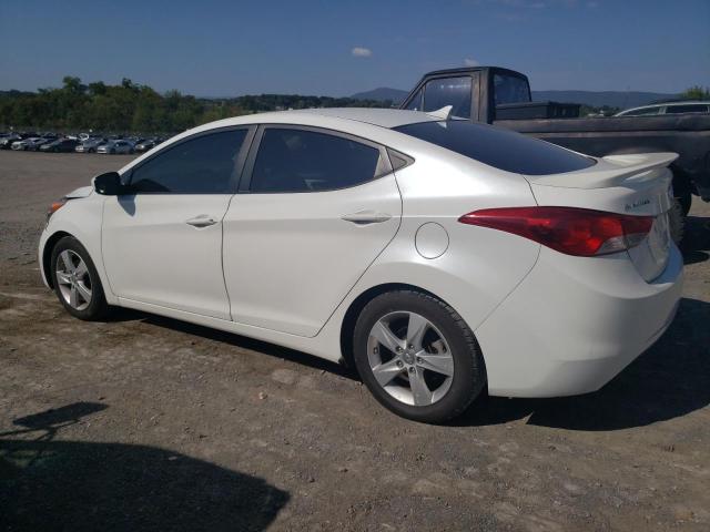 5NPDH4AE3DH340876 - 2013 HYUNDAI ELANTRA GLS WHITE photo 2