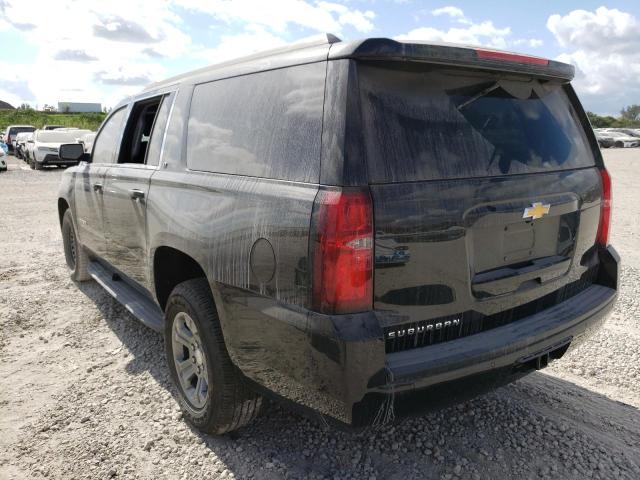 1GNSKHKC0JR240274 - 2018 CHEVROLET SUBURBAN K1500 LT BLACK photo 2