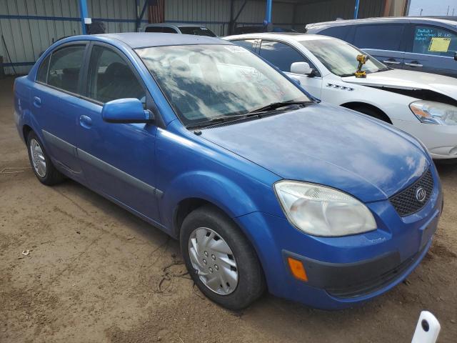 KNADE123966165788 - 2006 KIA RIO BLUE photo 4