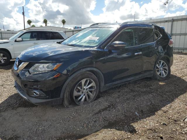 5N1AT2MT4EC871285 - 2014 NISSAN ROGUE S BLACK photo 1