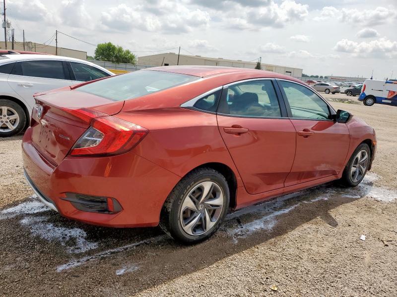 2HGFC2F65MH537782 - 2021 HONDA CIVIC LX წითელი ფოტო 3
