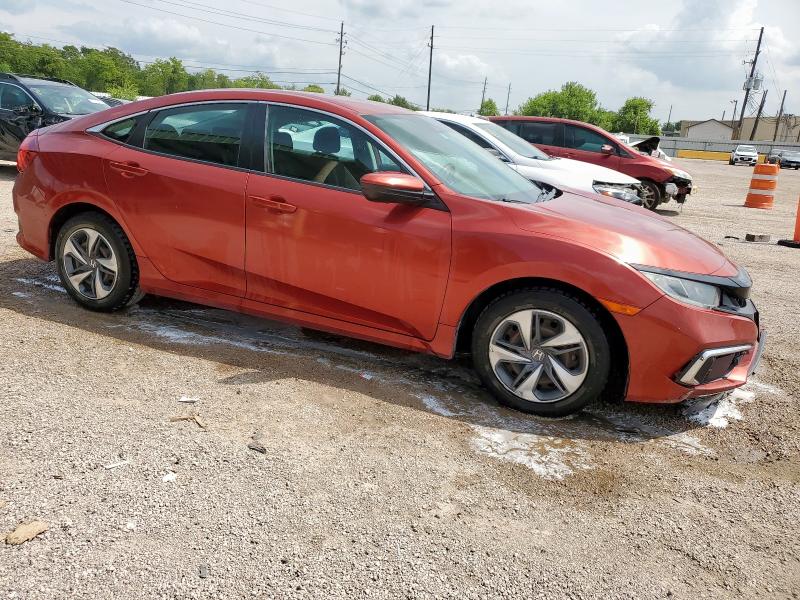 2HGFC2F65MH537782 - 2021 HONDA CIVIC LX წითელი ფოტო 4