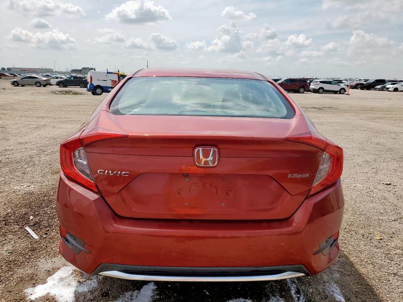 2HGFC2F65MH537782 - 2021 HONDA CIVIC LX წითელი ფოტო 6