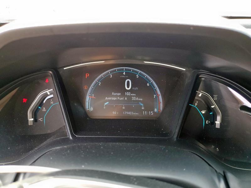 2HGFC2F65MH537782 - 2021 HONDA CIVIC LX წითელი ფოტო 9