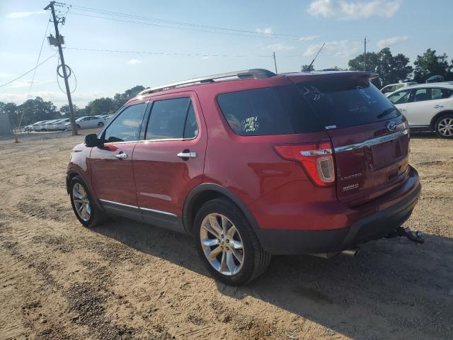 1FM5K8F83EGA08244 - 2014 FORD EXPLORER LIMITED RED photo 2
