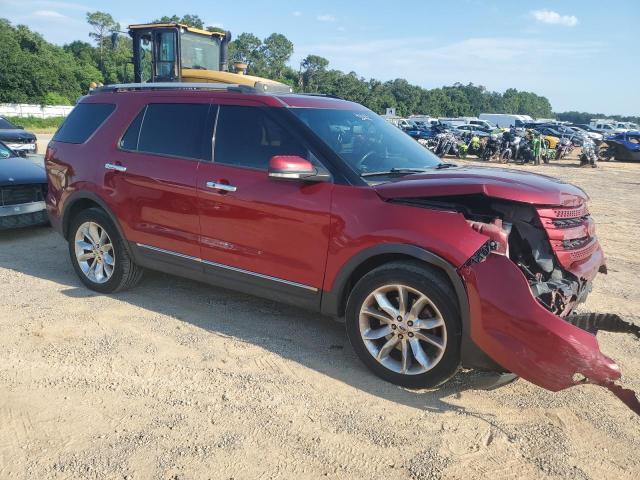 1FM5K8F83EGA08244 - 2014 FORD EXPLORER LIMITED RED photo 4