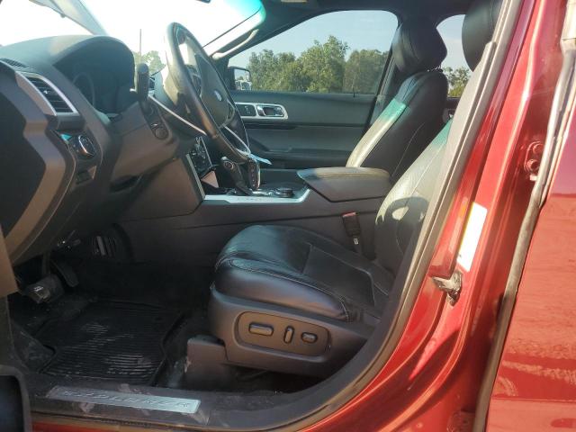1FM5K8F83EGA08244 - 2014 FORD EXPLORER LIMITED RED photo 7