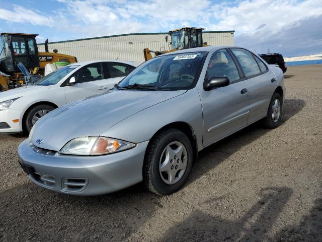 1G1JC524517357538 - 2001 CHEVROLET CAVALIER BASE SILVER photo 1