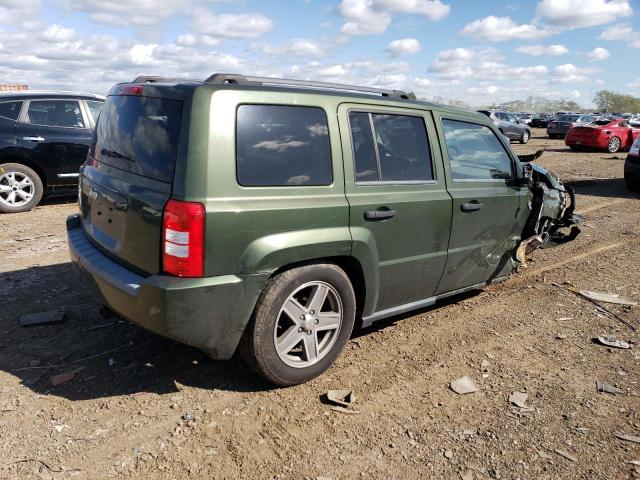 1J8FF28W08D662901 - 2008 JEEP PATRIOT SPORT GREEN photo 3