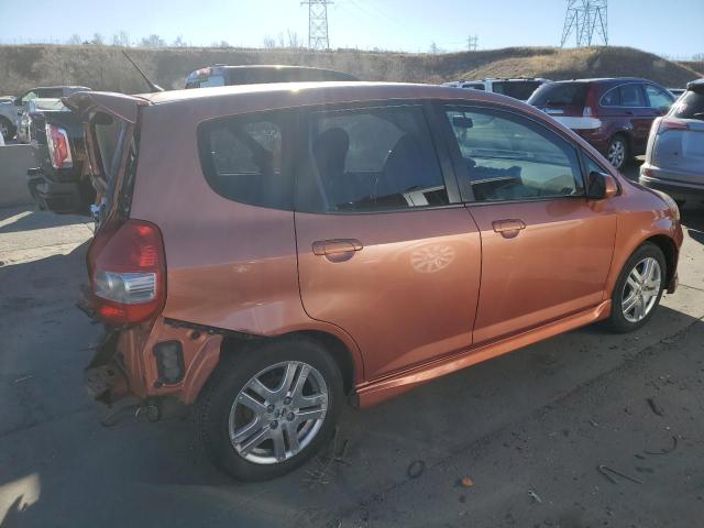 JHMGD38697S057114 - 2007 HONDA FIT S ნარინჯისფერი ფოტო 3