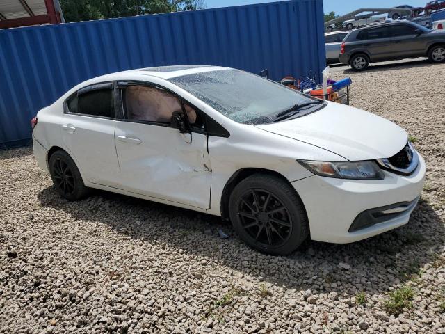 19XFB2F81DE038508 - 2013 HONDA CIVIC EX WHITE photo 4