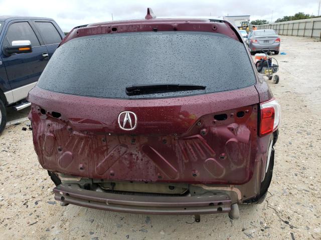 5J8TB3H30HL005265 - 2017 ACURA RDX BURGUNDY photo 6