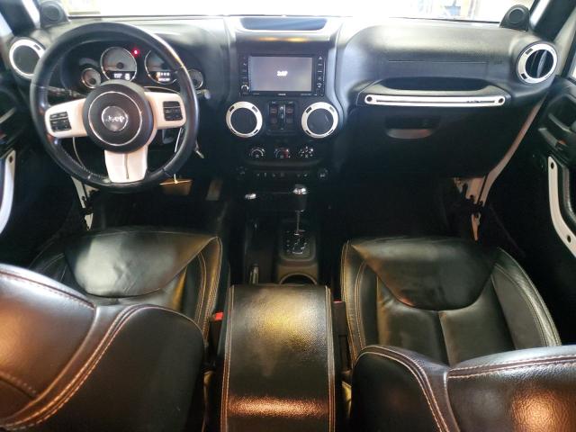 1C4HJWEG7EL180687 - 2014 JEEP WRANGLER U SAHARA WHITE photo 8