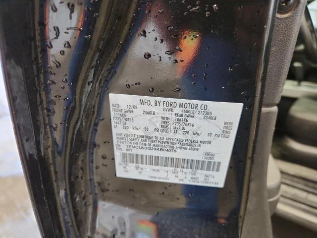 1FMCU93G29KB04078 - 2009 FORD ESCAPE XLT BLACK photo 14