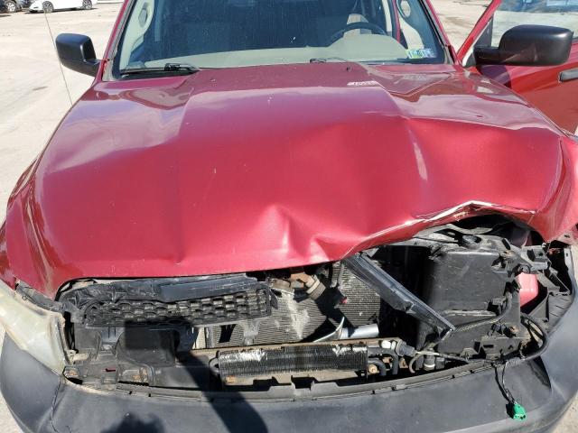 1C6RD6FP9CS116851 - 2012 DODGE RAM 1500 ST BURGUNDY photo 11