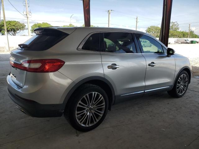2LMTJ6LR0GBL24680 - 2016 LINCOLN MKX RESERVE SILVER photo 3