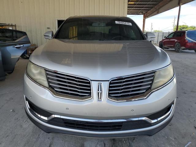2LMTJ6LR0GBL24680 - 2016 LINCOLN MKX RESERVE SILVER photo 5