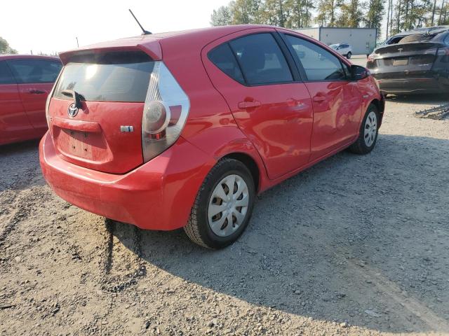 JTDKDTB3XD1049163 - 2013 TOYOTA PRIUS C RED photo 3