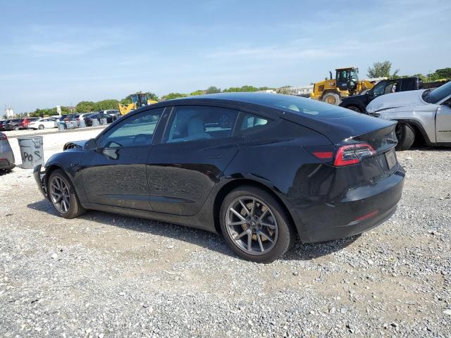 5YJ3E1EA8MF989484 - 2021 TESLA MODEL 3 BLACK photo 2