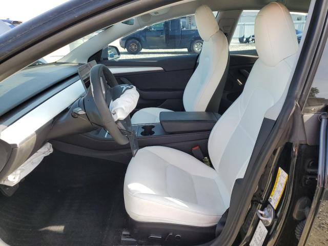 5YJ3E1EA8MF989484 - 2021 TESLA MODEL 3 BLACK photo 7