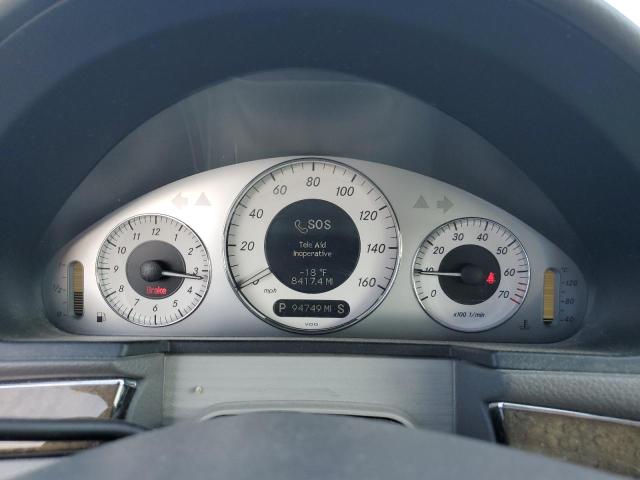 WDBUF87X48B194645 - 2008 MERCEDES-BENZ E 350 4MATIC SILVER photo 9