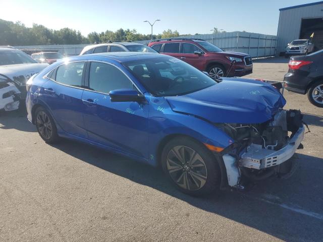 SHHFK7H77HU406240 - 2017 HONDA CIVIC EXL 蓝色 照片 4