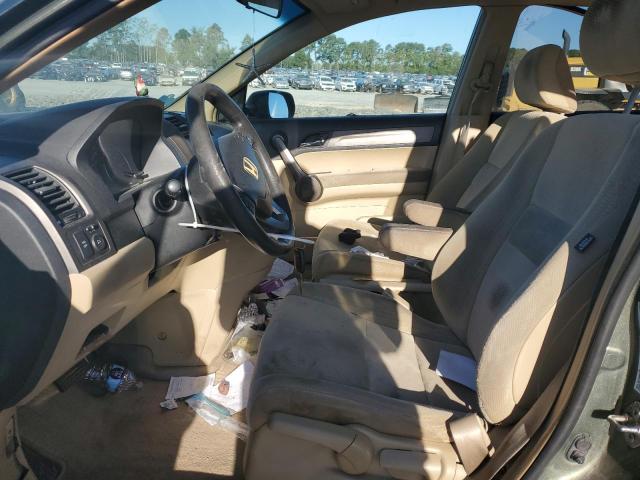 5J6RE48549L011198 - 2009 HONDA CR-V EX GREEN photo 7