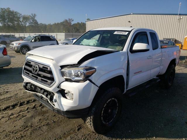 5TFSZ5AN9GX015751 - 2016 TOYOTA TACOMA ACCESS CAB WHITE photo 1