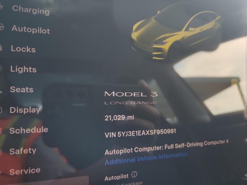 5YJ3E1EAXSF950991 - 2025 TESLA MODEL 3 GRAY photo 9