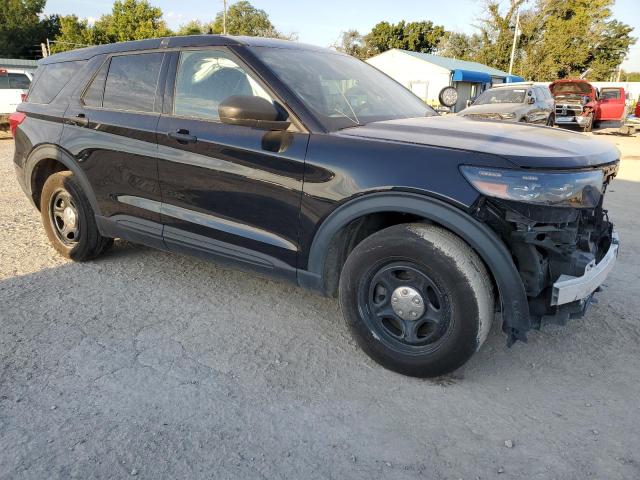 1FM5K8ABXNGC24546 - 2022 FORD EXPLORER POLICE INTERCEPTOR Czarny zdjęcie 4