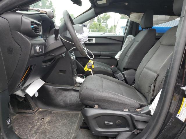 1FM5K8ABXNGC24546 - 2022 FORD EXPLORER POLICE INTERCEPTOR Czarny zdjęcie 7