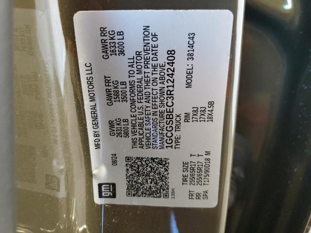 1GCGSBEC3R1242408 - 2024 CHEVROLET COLORADO Қоңыр фото 13