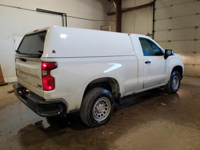 3GCNAAEK4PG360302 - 2023 CHEVROLET SILVERADO C1500 WHITE photo 3