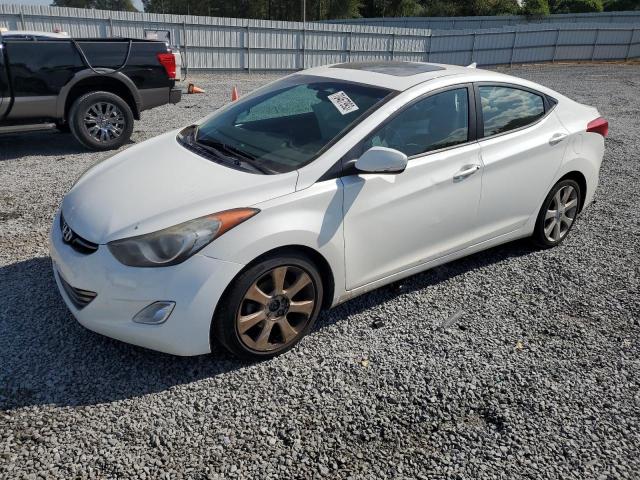 5NPDH4AE7DH423081 - 2013 HYUNDAI ELANTRA GLS WHITE photo 1