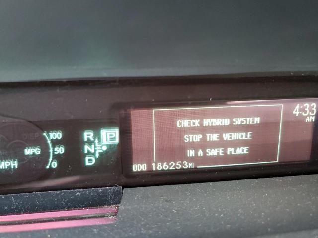 JTDKN3DU6F2002020 - 2015 TOYOTA PRIUS BLACK photo 9