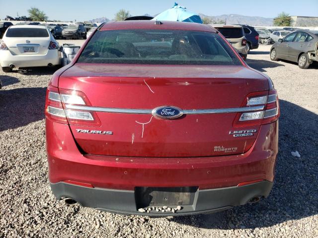 1FAHP2F85FG110801 - 2015 FORD TAURUS LIMITED BURGUNDY photo 6