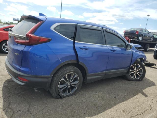 7FARW2H8XLE014008 - 2020 HONDA CR-V EXL BLUE photo 3
