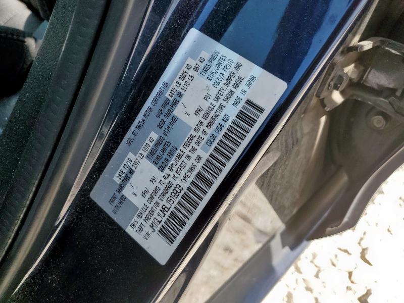 JM1GL1UM6L1519903 - 2020 MAZDA 6 SPORT BLUE photo 12